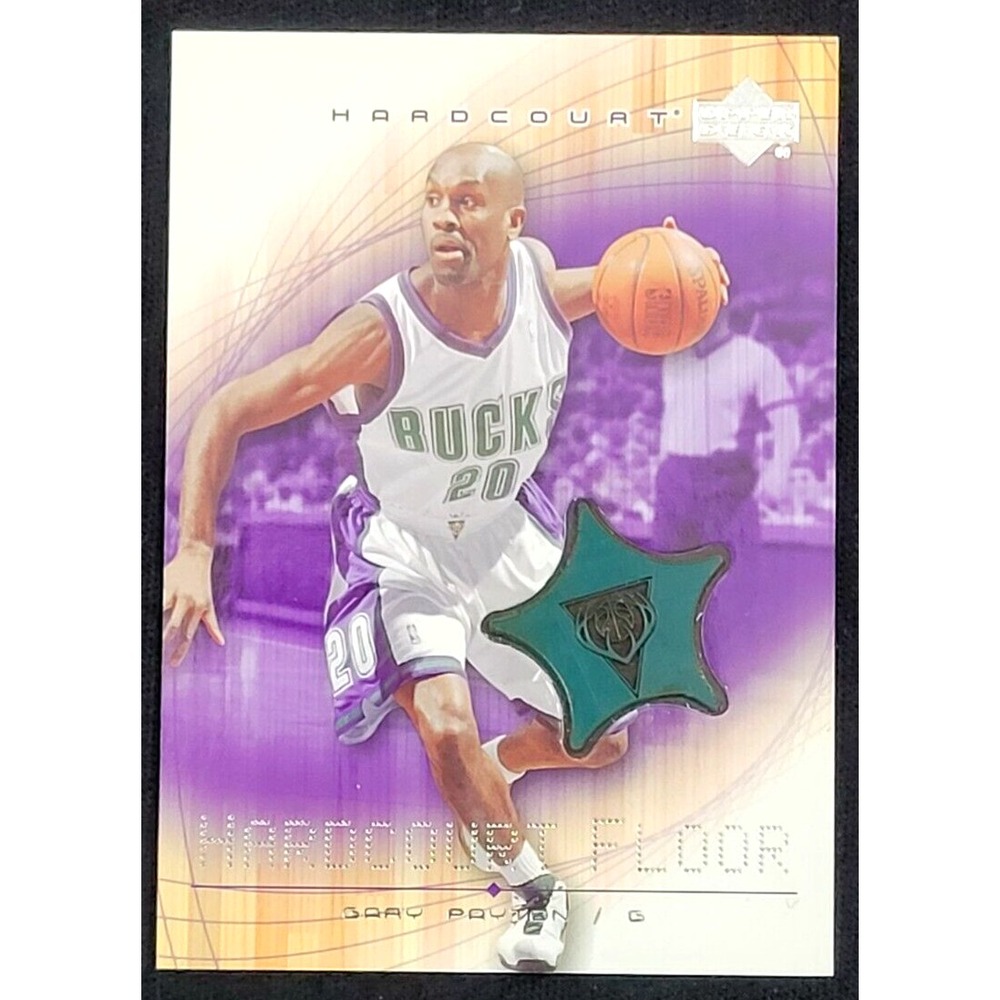 2003-04 UPPER DECK HARDCOURT GARY PAYTON GAME USED FLOOR